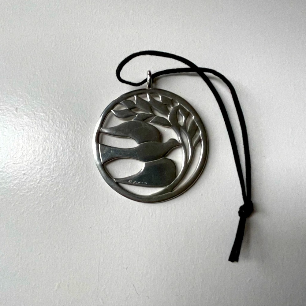 Large Pewter Dove ornament